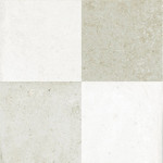 Gage Carbono - Bone Checkerboard Deco Matte | Glazed Porcelain