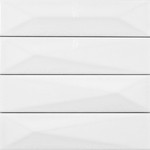 Ravenna Pyramid - White Moon Crackle Symmetric