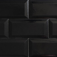 Madeira Beveled Wall - Black Glossy