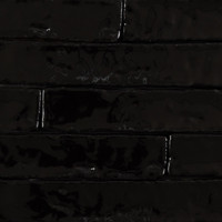 Mateo Rainbow Glazed Brick - Black Glossy