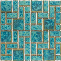 Atlantic Reflection Pool Tile - Atlantic Green Glossy