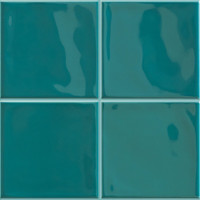 Hugo Gravar - Turquoise Glossy 4x4" Scored