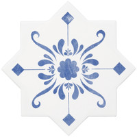 Cev Rhyme - Star Floral Blue Matte