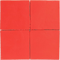 Santos Moroccan - Red Matte | Glazed Ceramic