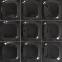 Fabbrino Anders - Black Deco Glossy | Glazed Ceramic