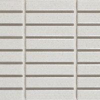 Umi Basic - Mottled White Grooved Glossy