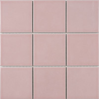 International Basic Glazed Square - Misty Rose Glossy