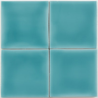 Kera Transparent Wall - Turquoise Glossy