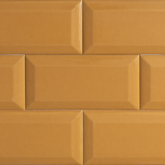 Madeira Beveled Wall - Yellow Glossy