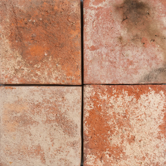 Ludo Antique Parefeuille - Rustic Natural Terracotta Unfinished