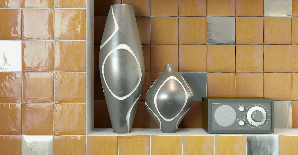 Cev Paloma - Silver Metallic | Glazed Ceramic