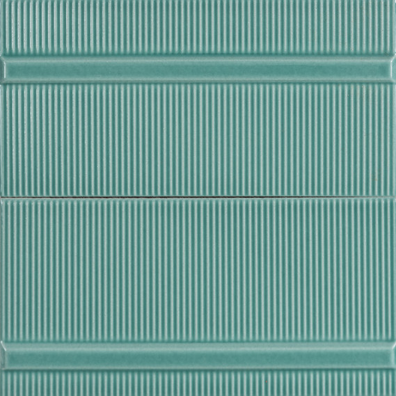 Vida Cortina Deco - Turquoise Glossy