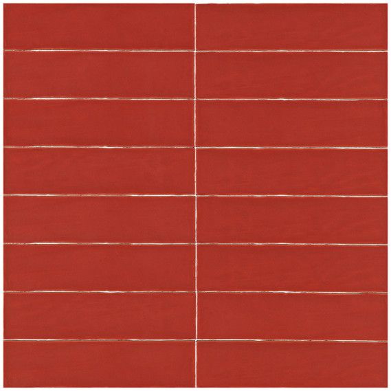 Avi Selene - Burnt Orange Matte Glazed Ceramic Tile