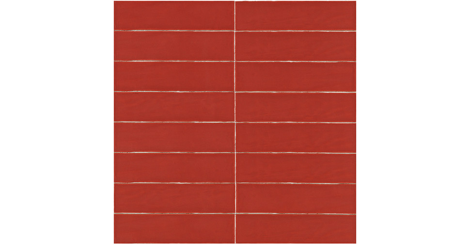 Avi Selene - Burnt Orange Matte Glazed Ceramic Tile