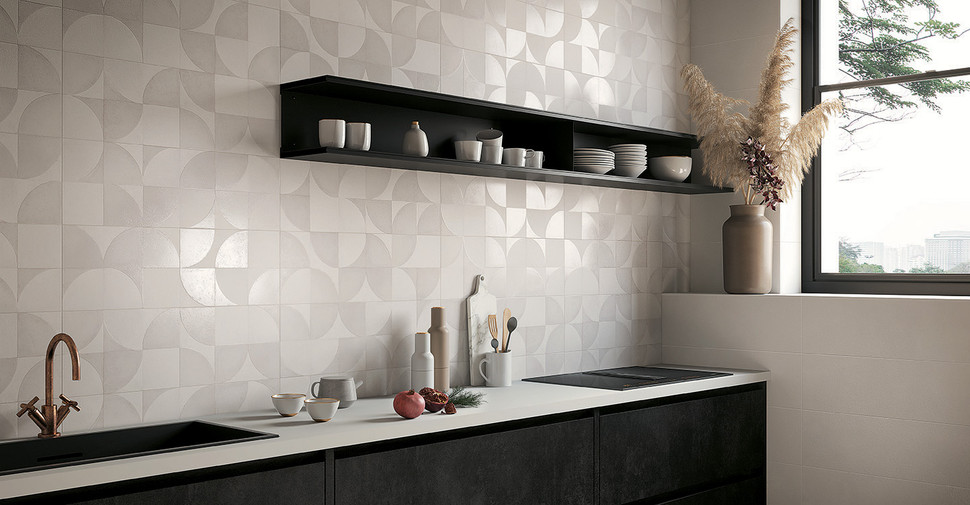 Classic Tile Alliage - White Deco Matte
