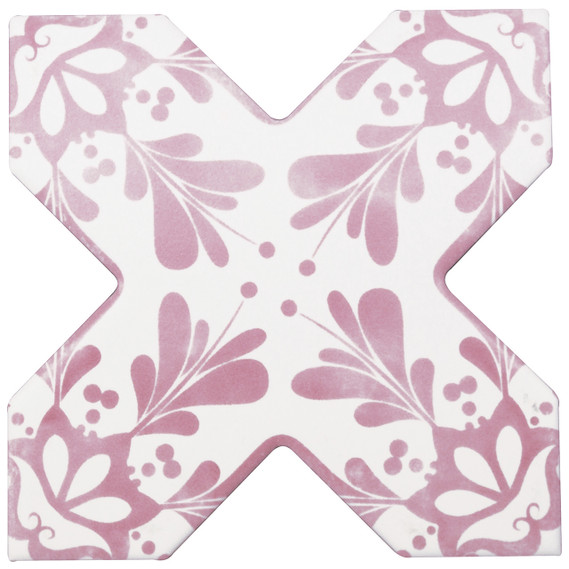 Cev Rhyme - Cross Floral Pink Matte