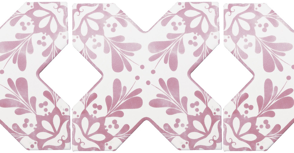Cev Rhyme - Cross Floral Pink Matte