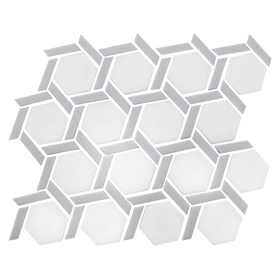 Avi Boreal - Hexagon Light Grey Matte
