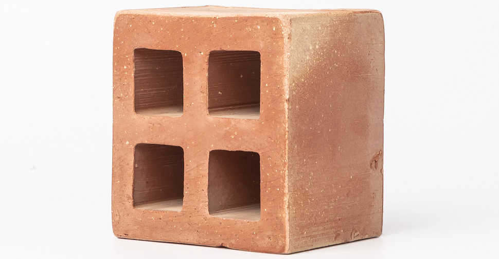 Amparo Breeze Block - Four Windows Red Natural