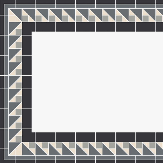 Copper State Parque - Hoya Border Matte | Unglazed Porcelain