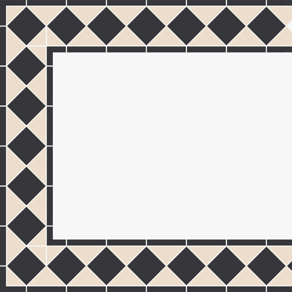 Copper State Parque - Pothos Border Matte | Unglazed Porcelain