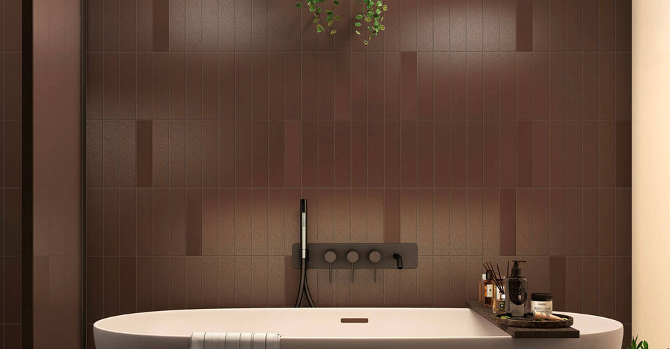 Salbo Tanta - Walnut Matte | Glazed Porcelain