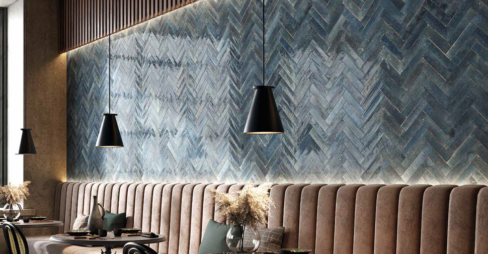 Viola Poet - Blue Matte | Glazed Porcelain