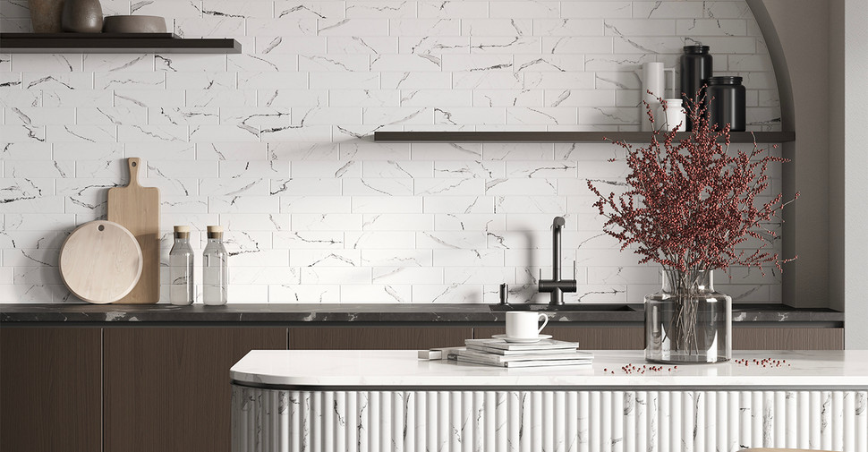 Pacifico Opera - Statuario Matte | Glazed Porcelain