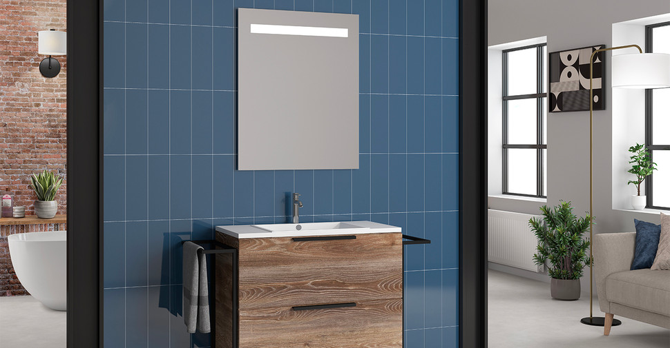 Salbo Draw - Prussian Blue Glossy | Glazed Ceramic