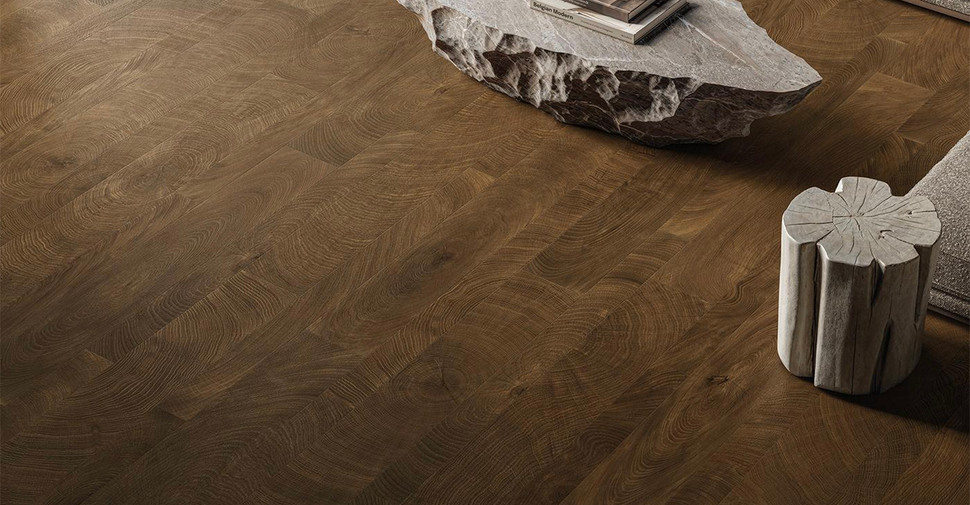 District Beam - Walnut Matte | Glazed Porcelain