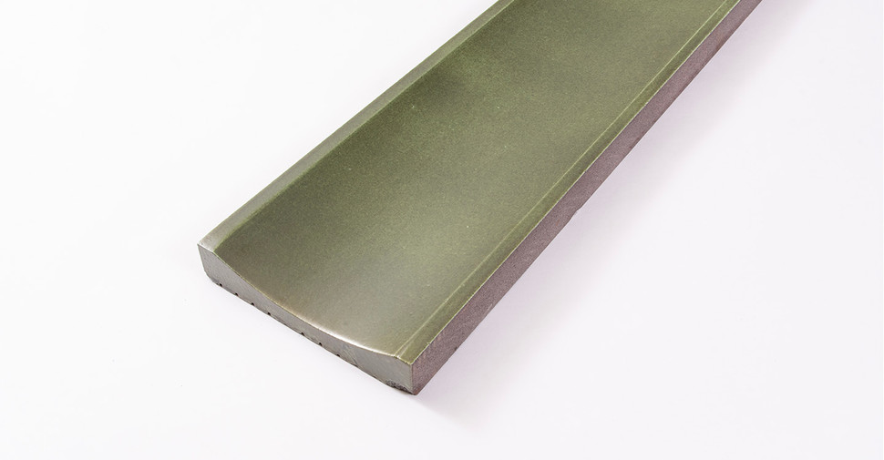 Magellan Fire Stone Concave - Moss Green Satin | Stone