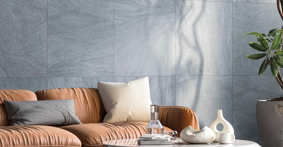 Attenui Stilo - Blue Matte | Glazed Porcelain