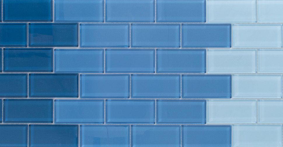 Province Sheer - Azure 02 Glossy | Glass