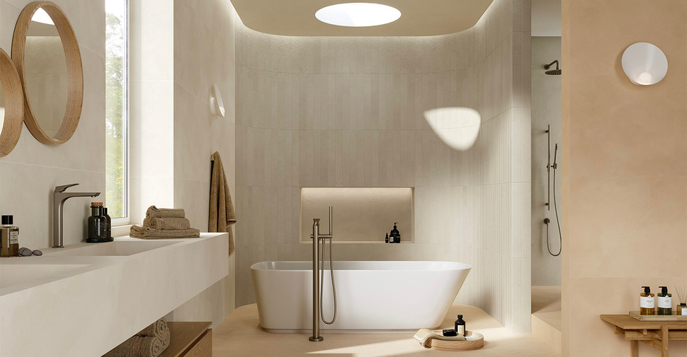 Moretti Shaker - Drawn Bone Matte | Glazed Porcelain