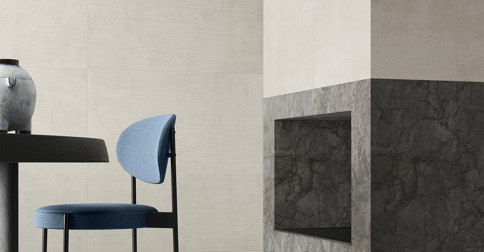 Moretti Nimbus - Vapor Raked | Glazed Porcelain