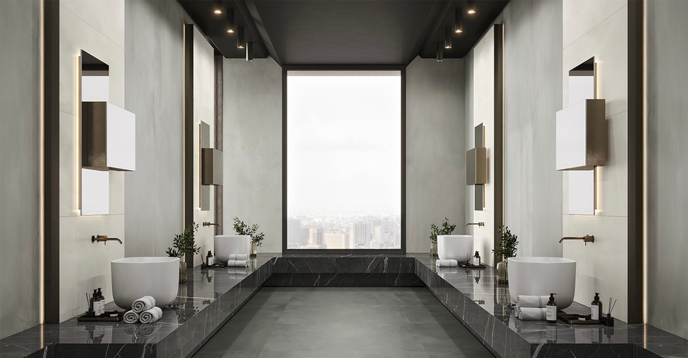 Moretti Agata - Grey Matte | Glazed Porcelain