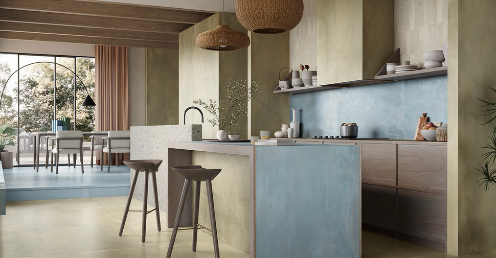 Moretti Agata - Blue Matte | Glazed Porcelain