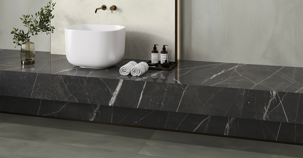 Moretti Agata - Charcoal Matte | Glazed Porcelain