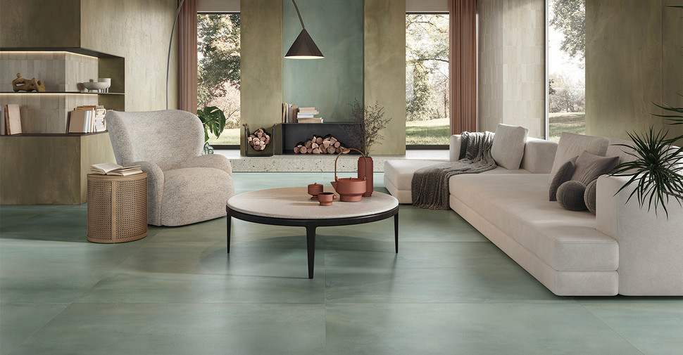 Moretti Agata - Green Matte | Glazed Porcelain