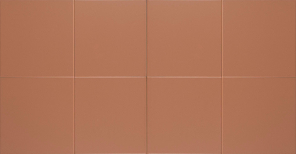Salbo Color Blocks - Terracotta Matte | Glazed Ceramic