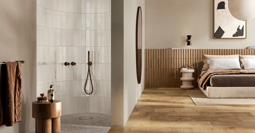 Quarto Vale - Oat Glossy | Glazed Porcelain