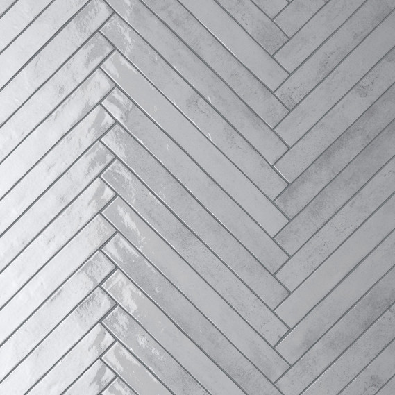 Viola Philo - Light Grey Glossy | Glazed Porcelain