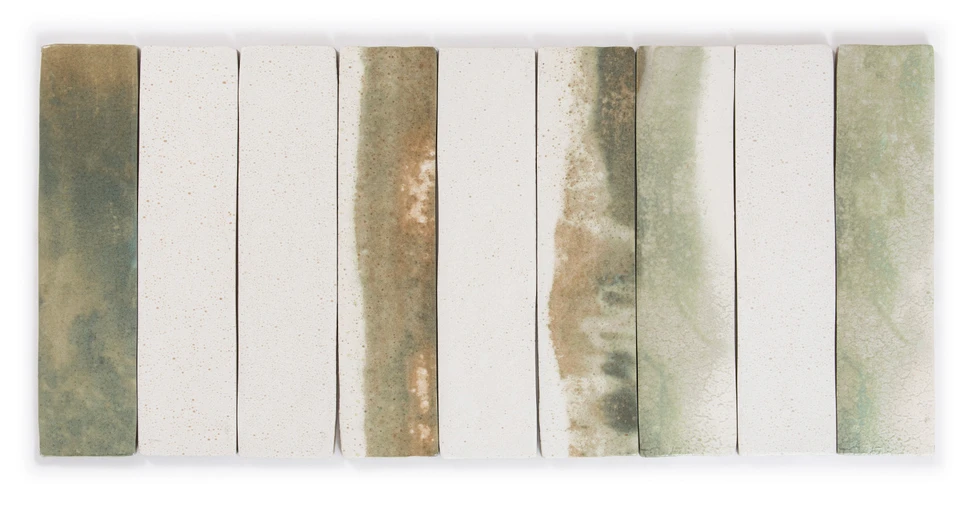 Onda Signet - Green Multifinish | Glazed Porcelain