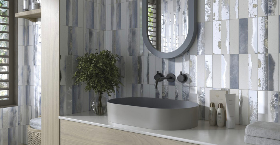 Onda Signet - Brown Multifinish | Glazed Porcelain