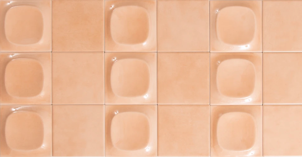 Fabbrino Anders - Salmon Deco Glossy | Glazed Ceramic