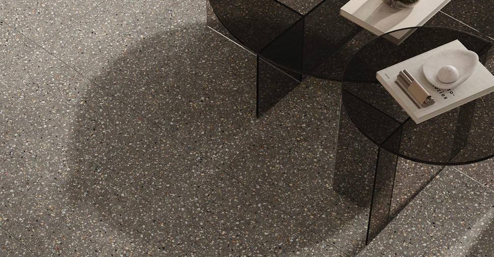 Graniti Guccio - Dark Grey Semi-Polished | Glazed Porcelain