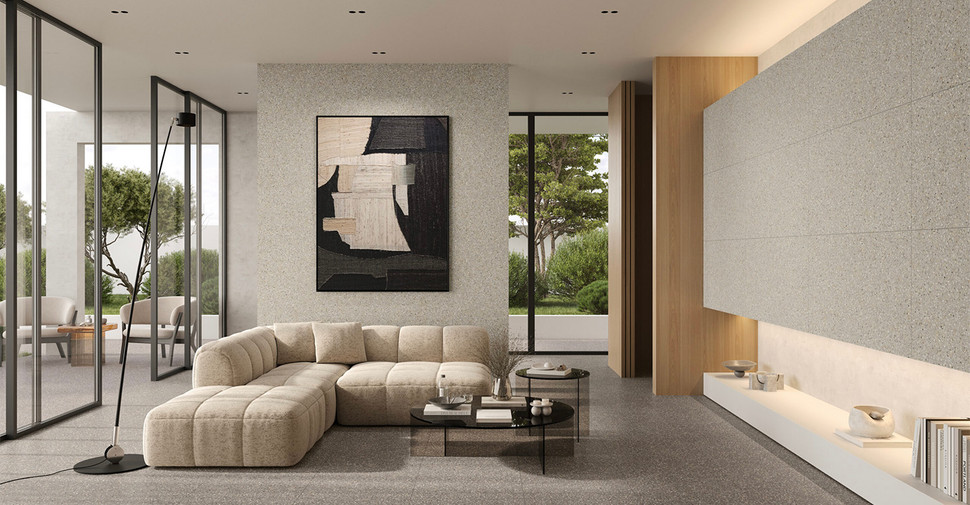Graniti Guccio - Light Grey Textured | Glazed Porcelain