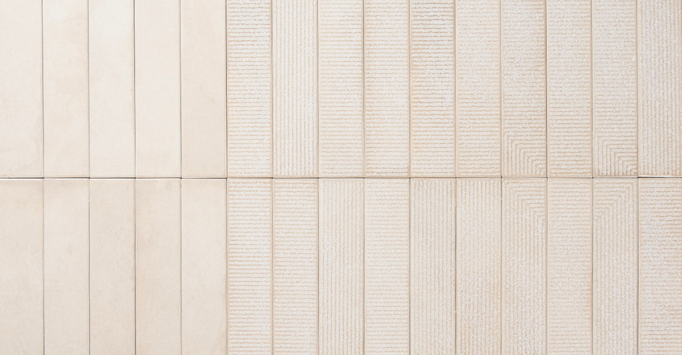 Madras Point - Sand Straight Glossy | Glazed Ceramic