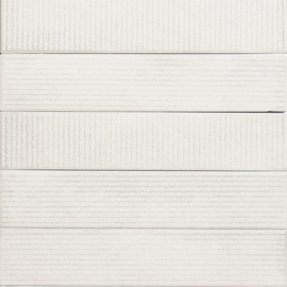 Madras Point - Ivory Straight Glossy | Glazed Ceramic