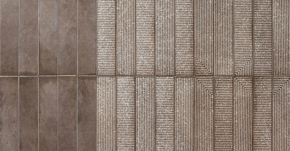 Madras Point - Coffee Straight Glossy | Glazed Ceramic